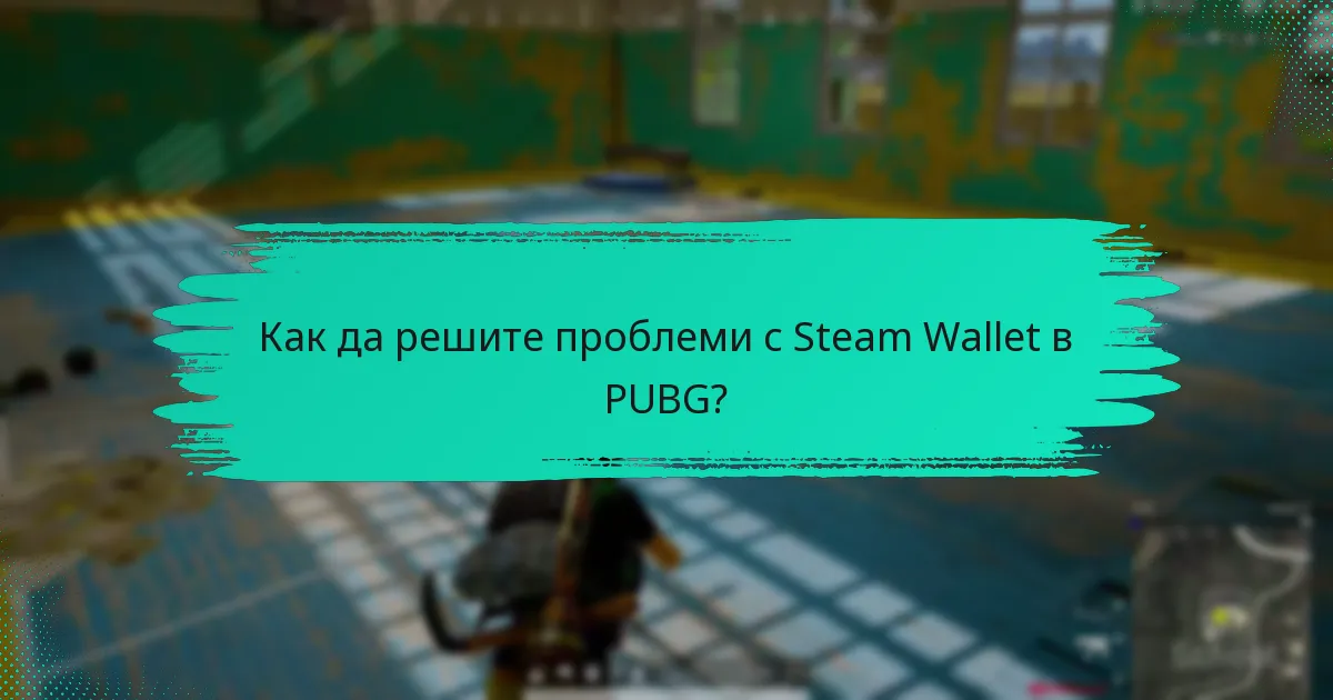 Как да решите проблеми с Steam Wallet в PUBG?